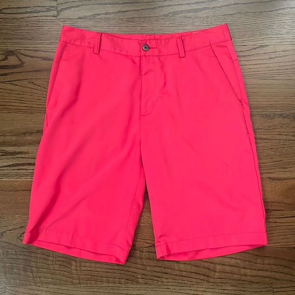 Mens Adidas Golf Shorts - Bright Pink - Picture 1 of 3